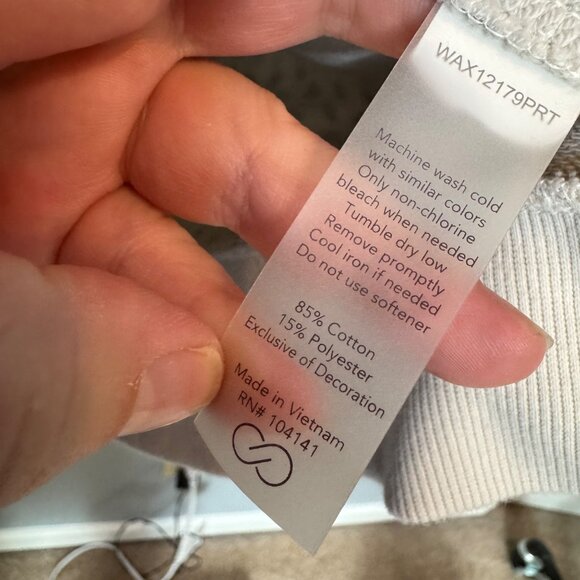 CALIA BY CARRIE UNDERWOOD dot print pullover sweatshirt size M - Picture 3 of 7